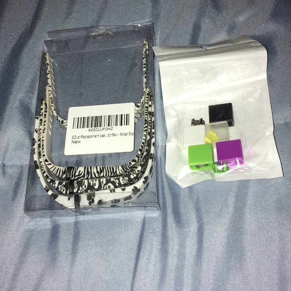 Black and white fit bit bracelets